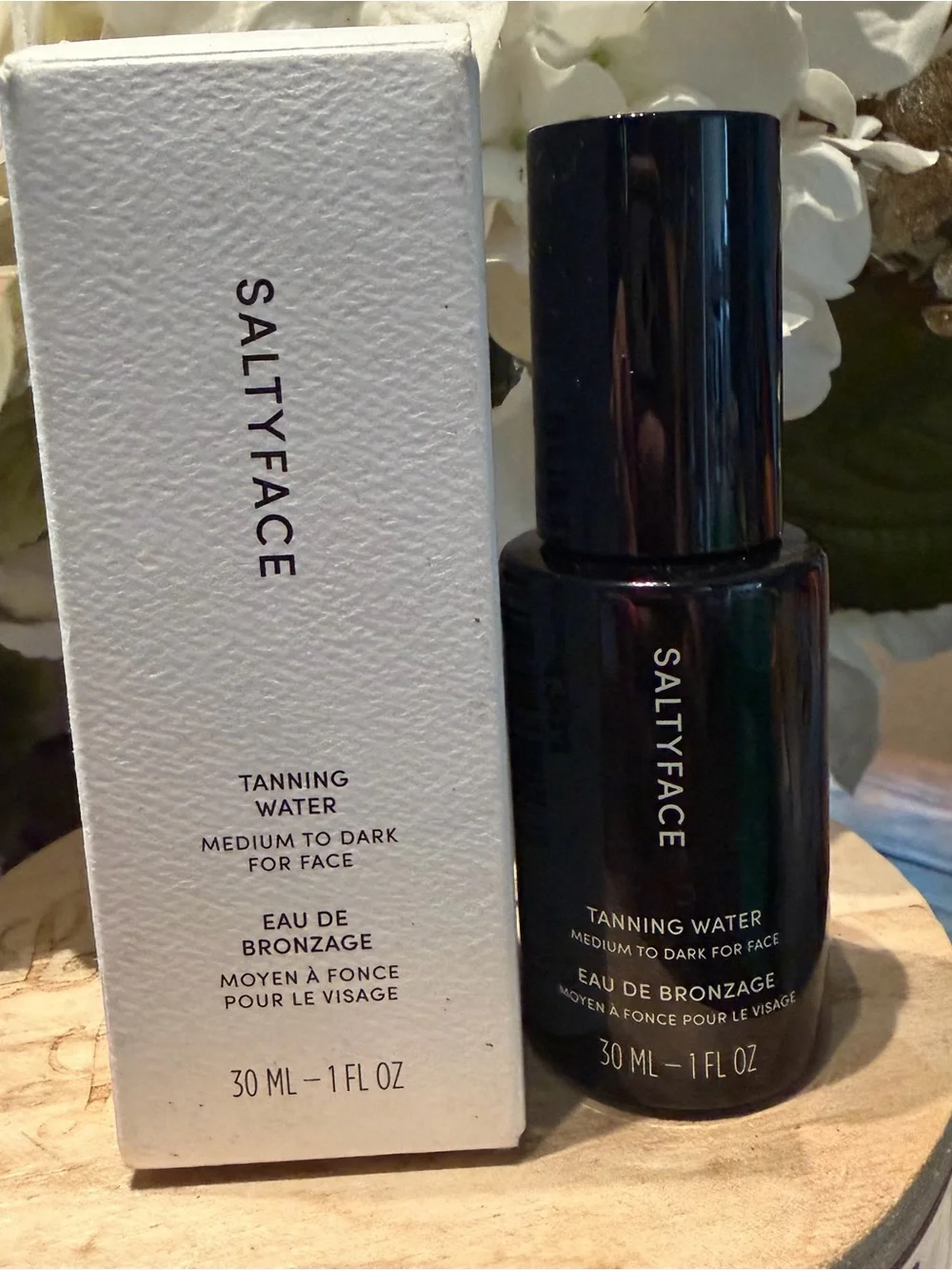 Saltyface Tanning Water for Face medium to dark 1 fl oz NEW IN BOX